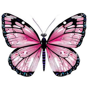 Beautiful Pink Butterfly Graphic Png 06212024 PNG Image