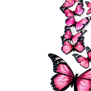 Beautiful Pink Butterfly Graphic Png Bon PNG Image