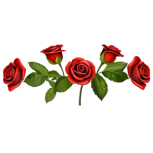 Beautiful Red Roses Png Fsa PNG Image