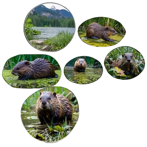 Beaver In Natural Habitat Png 40 PNG Image