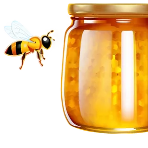 Bee Honey Jar Png Lsa PNG Image