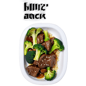 Beef and Broccoli Stir-Fry PNG 06262024 PNG with transparent background