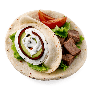 Beef Gyro Wrap PNG 06262024 PNG image with transparent background