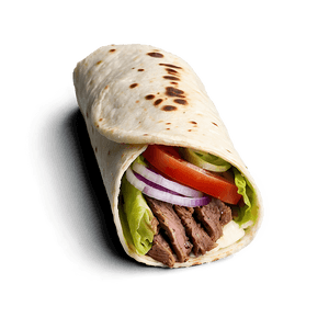 Beef Gyro Wrap PNG 06262024 PNG image with transparent background