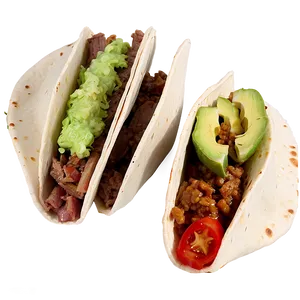 Beef Tacos Feast Png Hhs PNG Image