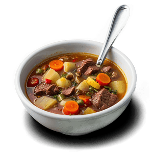Beef Vegetable Soup PNG mqc PNG image with transparent background