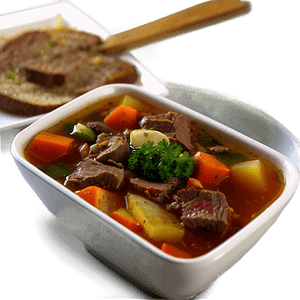 Beef Vegetable Soup PNG yje98 PNG image with transparent background