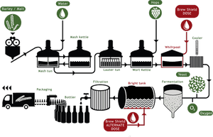 Brewery Process Flow Chart, HD Png Download PNG image with transparent background
