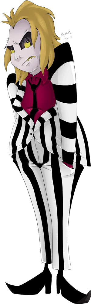 Beetlejuice - Illustration PNG image with transparent background