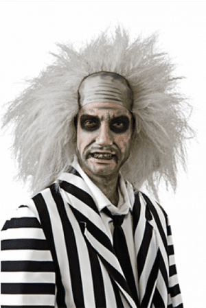 Beetlejuice Costume PNG image with transparent background