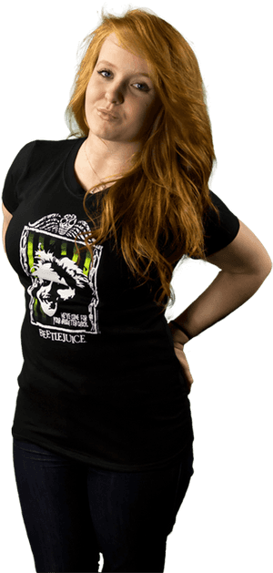 Beetlejuice - T-shirt PNG image with transparent background