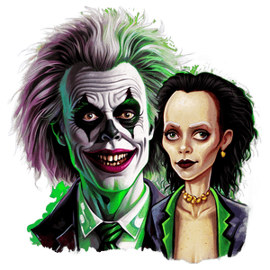 Beetlejuice Illustration PNG 05232024 PNG image with transparent background