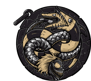Beetlejuice/never Ending Story Mash-up - Never Ending Story Emblem PNG image with transparent background