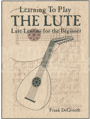Beginner Lute Lessons Cover Art PNG image with transparent background