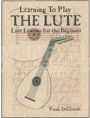 Beginner Lute Lessons Cover Art PNG Image