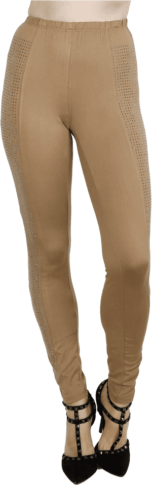 Women's Leggings W/side Stones - Leggings, HD Png Download PNG with transparent background