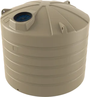 Beige Plastic Water Storage Tank PNG Image