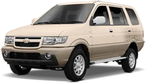 Beige S U V Chevrolet Transparent Background PNG Image