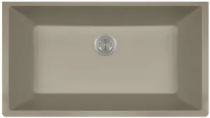 Beige Undermount Kitchen Sink PNG Image