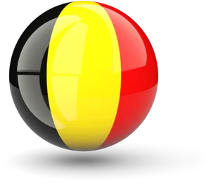 Belgian Flag Beach Ball PNG Image