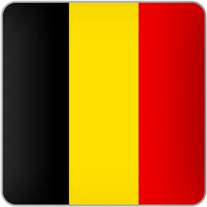 Belgian Flag Vertical Stripes PNG Image