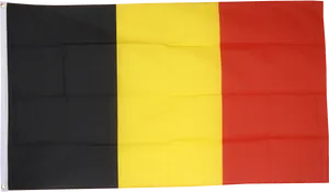 Belgian Flag Waving PNG Image