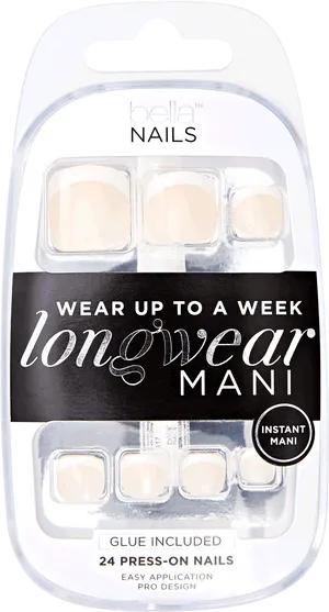 Bella Press On Nails Packaging PNG Image