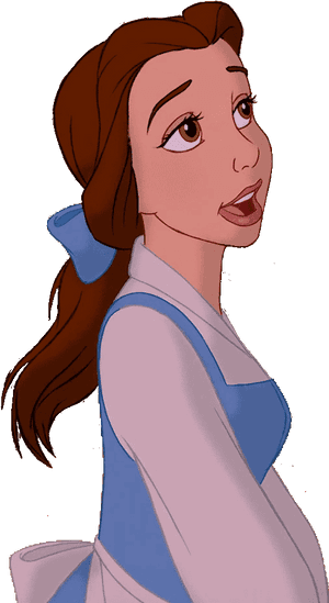 Belle Beauty And The Beast Cartoon, HD Png Download PNG image with transparent background