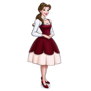 Belle Beauty And The Beast Outfit PNG bsh PNG image with transparent background