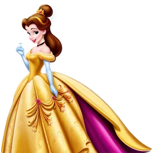 Belle Disney Princess Icon Png Nih PNG Image