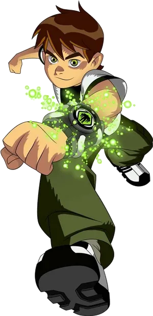 Ben10 Activating Omnitrix PNG Image