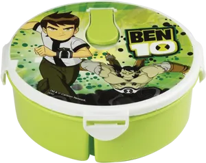 Ben10 Animated Character Tiffin Box PNG Image