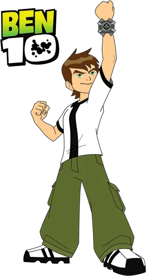 Ben10 Hero Pose PNG Image