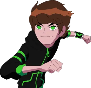 Ben10 Readyfor Action PNG Image