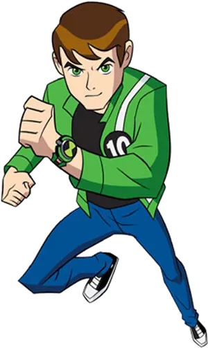 Ben10 Readyfor Action PNG Image