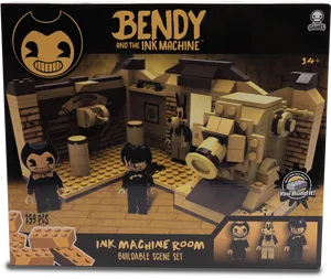 Bendy Ink Machine Buildable Set PNG Image