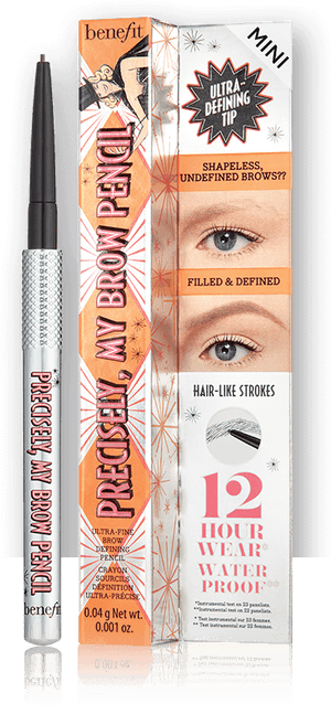 Benefit Eyebrow Pencil Packagingand Product PNG