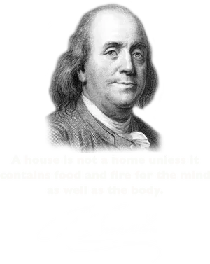 Benjamin Franklin Quote PNG Image