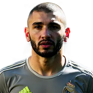 Benzema Portrait Png Akf27 PNG Image