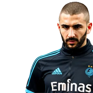 Benzema Portrait Png Dcx PNG Image