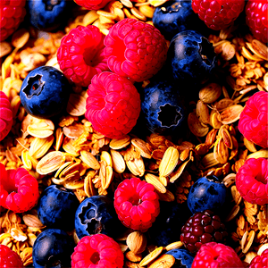 Berries and Granola PNG upd66 PNG image with transparent background