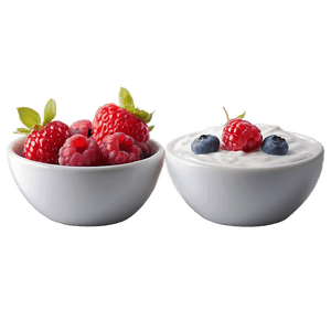 Berries and Yogurt PNG 06122024 PNG with transparent background