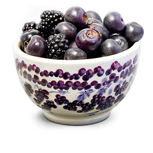 Berries in Bowl PNG 30 PNG with transparent background