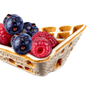 Berries in Waffle Cone PNG 06122024 PNG image with transparent background