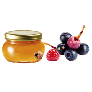 Berries with Honey PNG 06122024 PNG image with transparent background