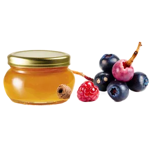 Berries With Honey Png 06122024 PNG Image