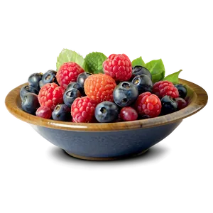 Berry Delicious Fruit Bowl Png Fka PNG Image