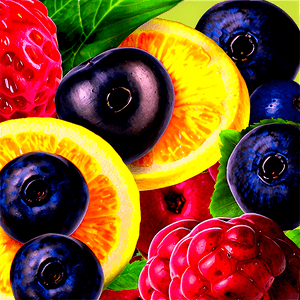 Berry Fruit Mix PNG xrf PNG image with transparent background