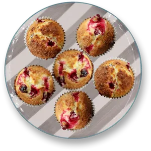 Berry Muffinson Plate PNG Image