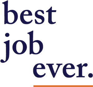 Best Job Ever Text PNG image with transparent background